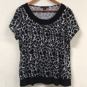 Suzie in the City Animal-print Blouse